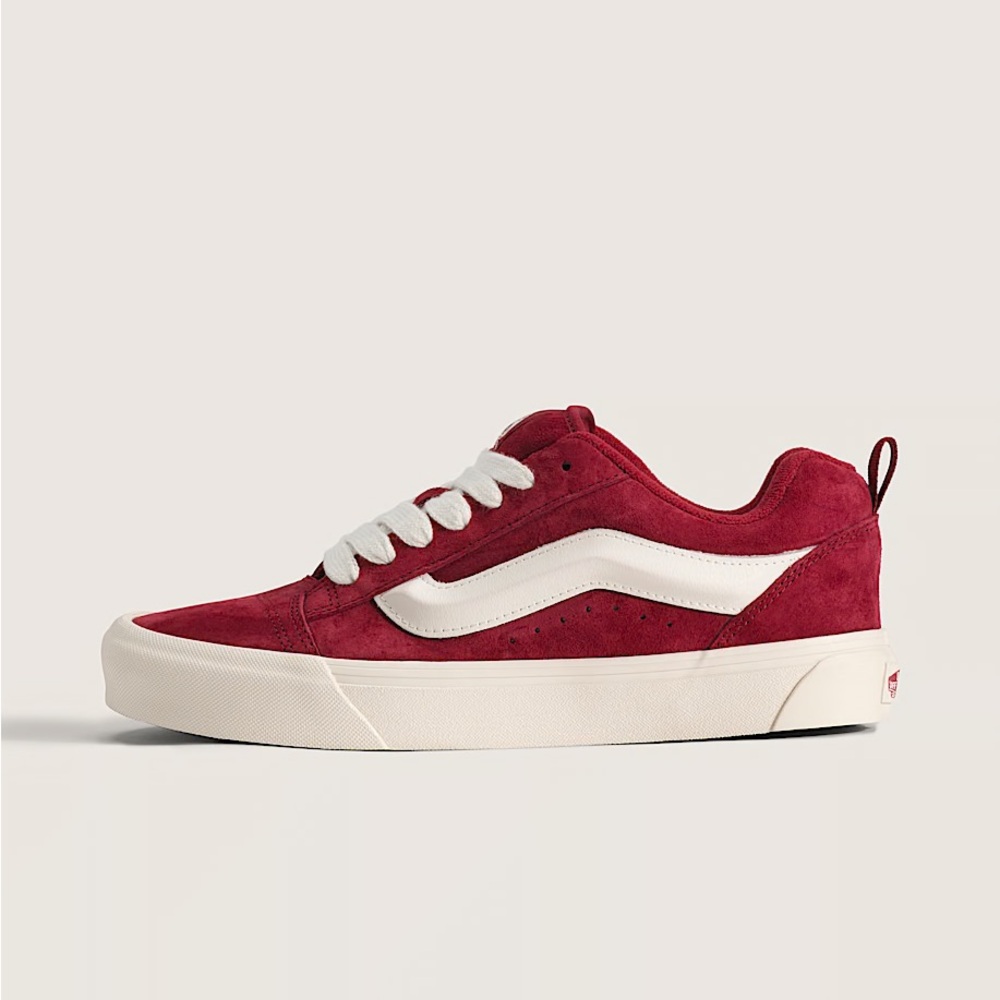 Vans Bordeaux Red Knu Skool Shoe Sneakers